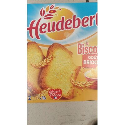 Biscotte Gout Brioche Heudebert (Lu)