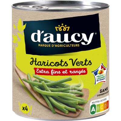 440G Haricots Verts Ranges Extra Fins (D'aucy)