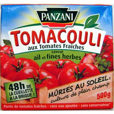 Tomacouli Aux Tomates Fraîches Saveur Ail Et Fines Herbes 500 G (Panzani)