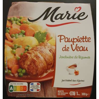 Paupiette De Veau Jardinière De Légumes (Marie)