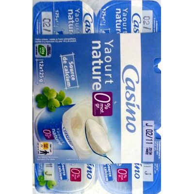 Yaourt Nature 0% Mat. Gr (Casino)