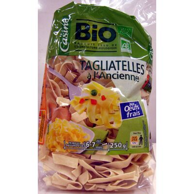 Tagliatelles À L'ancienne, Aux Œufs Frais Bio (Casino Bio - Groupe Casino)