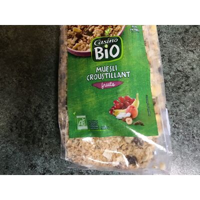 Muesli Croustillant Bio Fruits Et De Graines Casino Bio (Casino Bio - Casino)