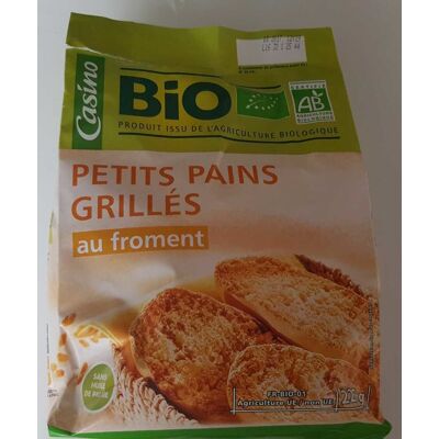 Petits Pains Grillés Au Froment Bio (Casino Bio - Casino)
