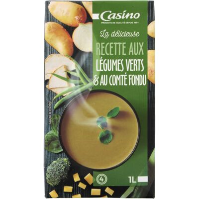 Velouté De Légumes Et Légumes Verts Au Comté Fondu (Casino)