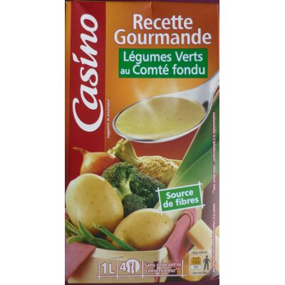 Velouté De Légumes Et Légumes Verts Au Comté Fondu (Casino)