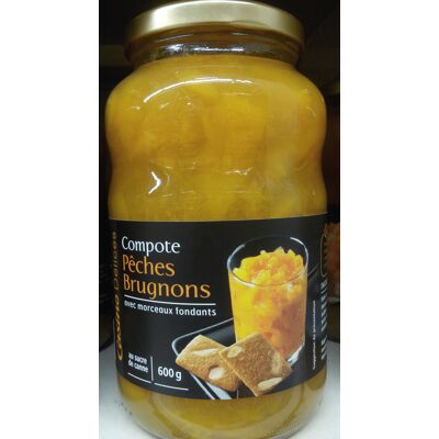 Compote Pêches Brugnons Avec Morceaux Fondants (Casino Délices - Casino)