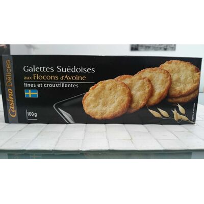 Galettes Suédoises Aux Flocons D'avoine (Casino Délices - Casino)