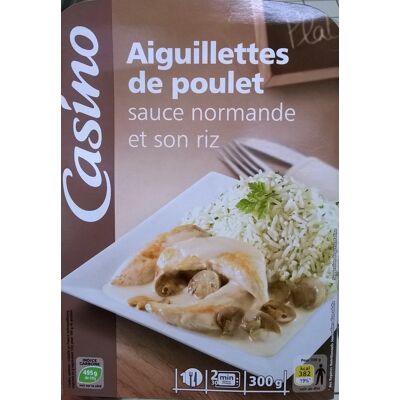 Aiguillettes De Poulet, Sauce Normande Et Son Riz (Casino - Groupe Casino)