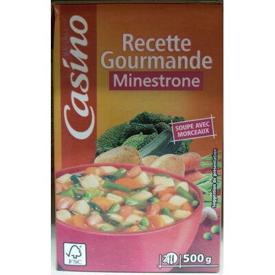 Recette Gourmande Minestrone (Casino)