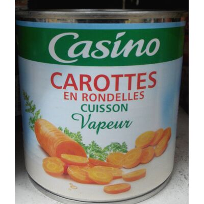 Carottes En Rondelles Cuisson Vapeur (Casino)