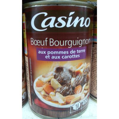 Boeuf Bourguignon Aux Pommes De Terre Et Aux Carottes (Casino)