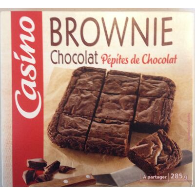 Brownie Familial Chocolat Et Pépites De Chocolat (Casino)