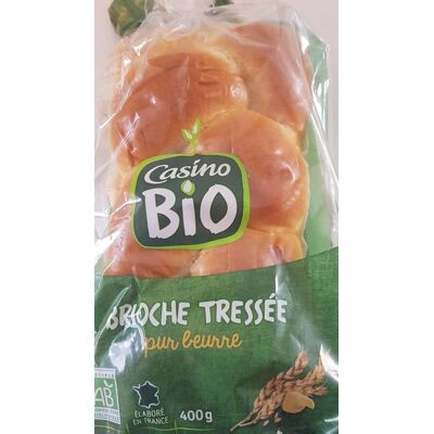 Brioche Tressée Pur Beurre (Casino Bio - Casino)