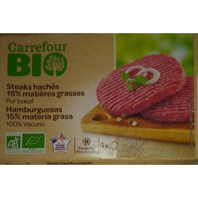 Steaks Hachés Bio (Carrefour - Carrefour Bio)