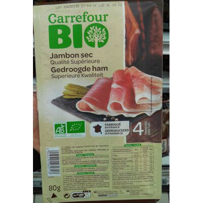 Jambon Sec Qualité Supérieure (Carrefour - Carrefour Bio)