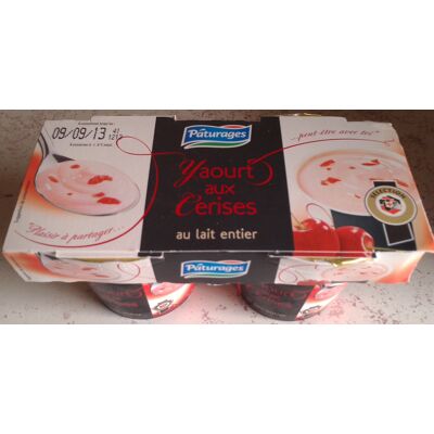 Yaourt Aux Cerises Au Lait Entier (Pâturages)