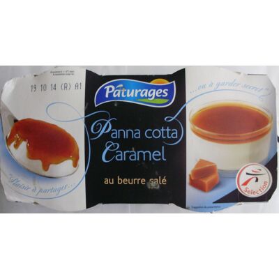 Panna Cotta Caramel Au Beurre Salé (2 Pots) (Pâturages - Intermarché)