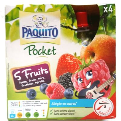 Pocket 5 Fruits (Paquito - Intermarché)