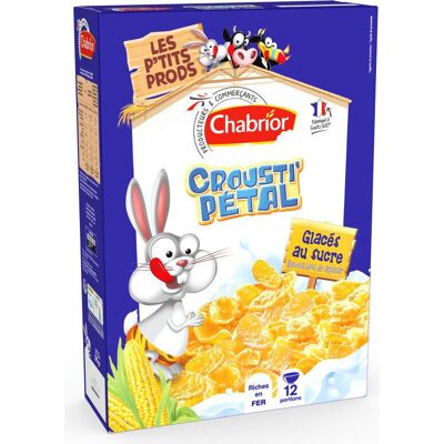 Céréales Crousti'pétal Glacés Au Sucre (Chabrior - Intermarché)