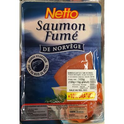 Saumon Fumé De Norvège (+10% Gratuit) (Netto)