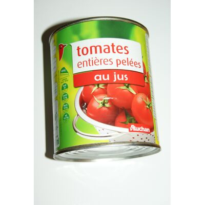 Tomates Entières Pelées Au Jus 800 G (L'oiseau - Auchan)