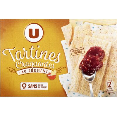 Tartines Grillées Craquantes Au Froment (U)