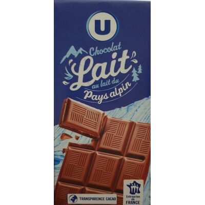 Chocolat Lait Pays Alpin (U)