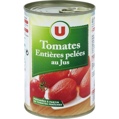 Tomates Entières Pelées Au Jus (U)