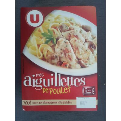Mes Aiguillettes De Poulet, Sauce Aux Champignons Et Tagliatelles (U)