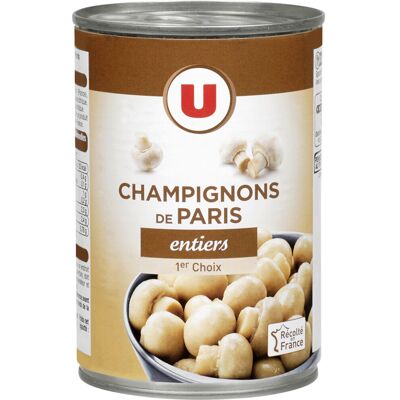 Champignons De Paris Entiers 1Er Choix (U)