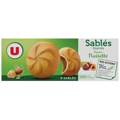 Sablés Fourrés Saveur Noisette (U)
