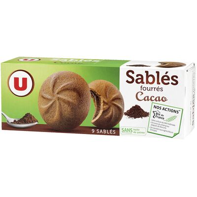 Sablés Fourrés Au Cacao (U)