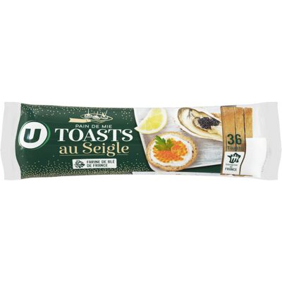 Toasts Ronds Au Seigle Spécial Saumon (U)