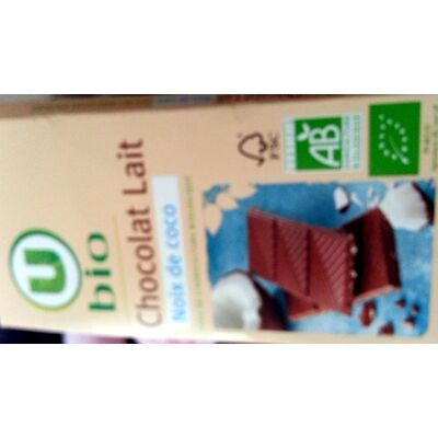 Chocolat Lait Noix De Coco Bio (U Bio)