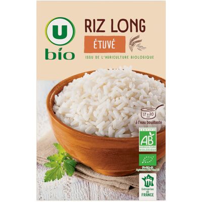 Riz Long Étuvé (U - U Bio)