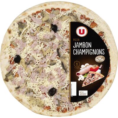 Pizza Au Jambon Et Aux Champignons (U)