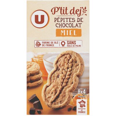 P'tit Déjeuner Miel Pépites De Chocolat (U)