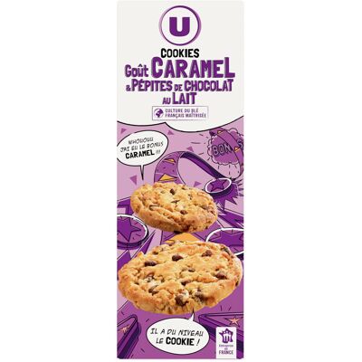 Cookies Goût Caramel Pépites De Chocolat Au Lait (U)