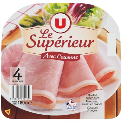 Jambon Cuit Supérieur Avec Couenne (U)