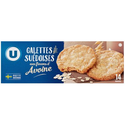 Galettes Suédoises Aux Flocons D'avoine Nature (U)