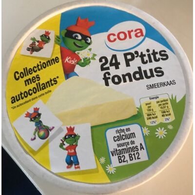 24 P'tits Fondus (Cora - Groupe Louis Delhaize)