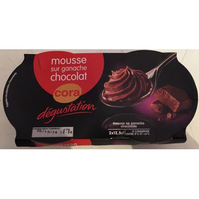 Mousse Sur Ganache Chocolat (Cora)