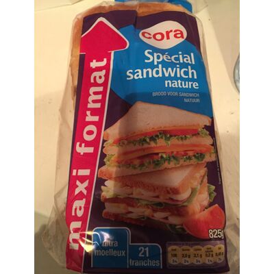 Spécial Sandwich Nature, Maxi Format (21 Tranches) (Cora - Groupe Louis Delhaize)