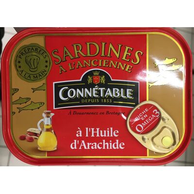 Sardines À L'ancienne À L'huile D'arachide (Connétable)