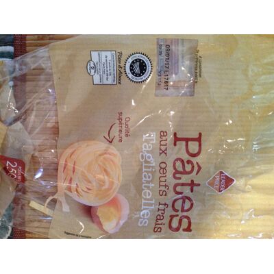 Pâtes Aux Œufs Frais, Tagliatelles (Pâtes D'alsace) (Leader Price - Dlp (distribution Leader Price))