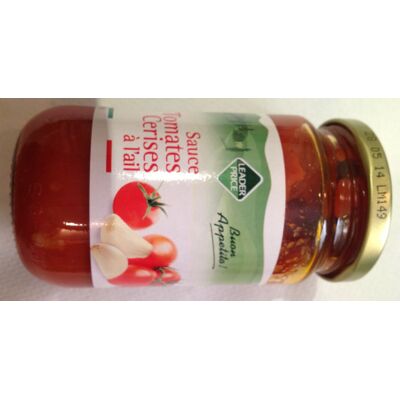Sauce Tomates Cerises À L'ail (Leader Price)