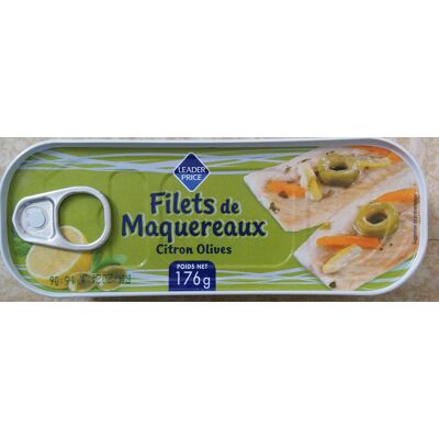 Filets De Maquereaux Citron Olives (Leader Price - Dlp (distribution Leader Price))