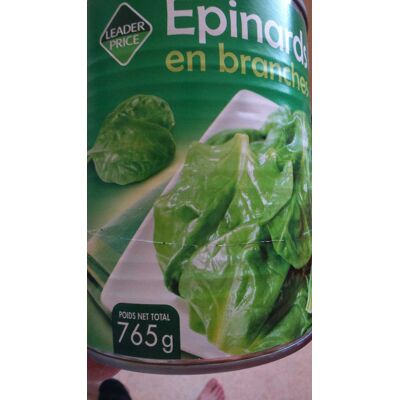Épinards En Branches (Leader Price)