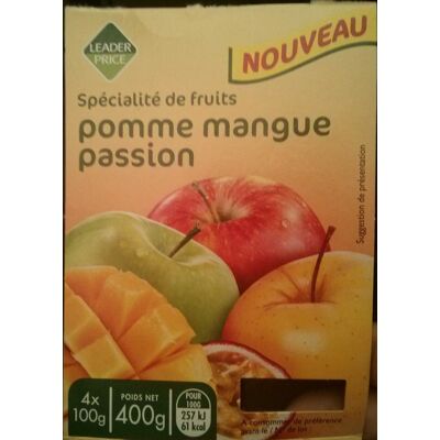 Spécialité De Fruits Pomme Mangue Passion (Leader Price)